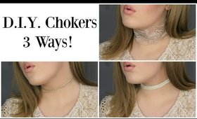 D.I.Y. Chokers ♥ Simple & Affordable