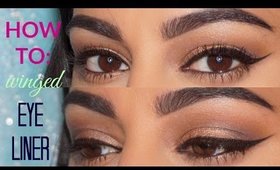 HOW TO: WINGED EYELINER | Products, Brushes, Tips + Tricks!
