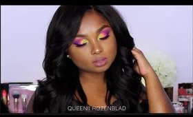 Glitter Rain bow makeup ! RE-UPLOAD - #TBT - #FBF  2015 - Queenii Rozenblad