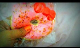 HK Jumbo Pink Donut Squishy w/ Sprinkles RARE