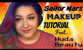 Sailor Mars Inspired Makeup Tutorial Feat. Huda Beauty Desert Dusk (NoBlandMakeup)