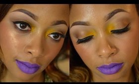 MAC Tutorial: Goldenrod and Bronze Eye Shadows