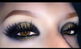 Sexy and Sultry YSL Black & Gold - Christmas Makeup Tutorial 2015