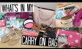 What's in my Carry On Bag! | TRAVEL SERIES