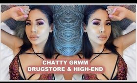 CHATTY GRWM | PLAYING WITH DRUGSTORE & HIGH END MAKEUP