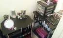 makeup storage and collection