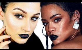 Rihanna ANTIdiaRy Makeup - Maquiagem inspirada na Rihanna + PELE