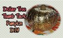 Dollar Tree DIY | Gold Thumb Tack  Pumpkin + Chit Chat | PrettyThingsRock