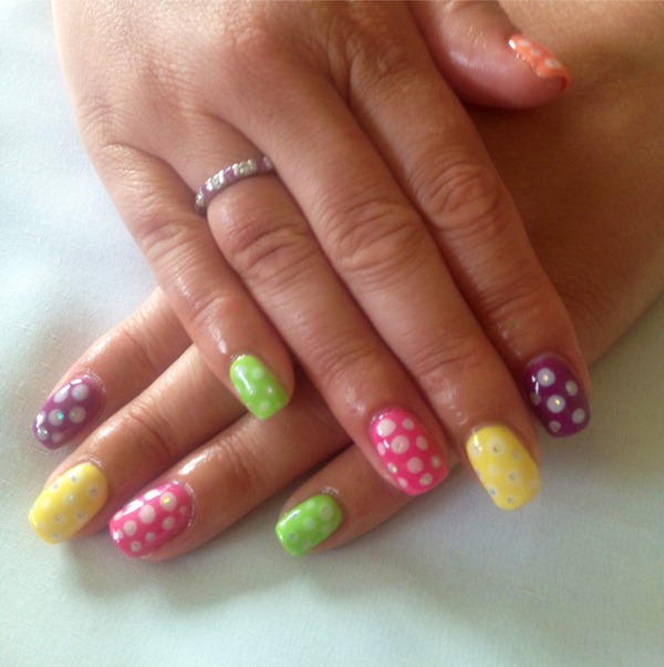 pastel polka dots | Glitzy N.'s Photo | Beautylish