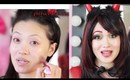 How-To $5 She Devil Costume  (Make Up Tutorial)