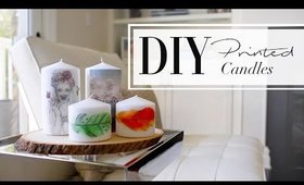 DIY Printed Candles | ANNEORSHINE & WhatsUpMoms