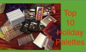 ❤Top 10 Holiday Palettes & Sets (Tarte, UD, Sephora, Smashbox, ELF, Lorac & Color Workshop)