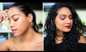 MAKEUP SWAP WITH A PRO MUA 😱🤭✨| No MAKEUP makeup look & Full Coppery Glam look