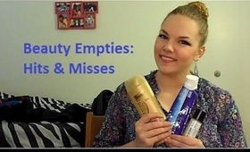 Beauty Empties #1: Hits & Misses