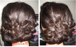 This is can is perfect for a wedding or prom.  Very chic, let me know if you all would like a tutorial on this.