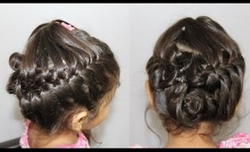 Easy Updo Hairstyle Step By Step For Short Medium to Long Hair