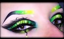 Sexy Dark Cut Crease - Neon Makeup Tutorial ft. BambolaMalefica (Halloween 2015)