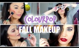 COLOURPOP FALL COLLECTION | REAL FACE Swatches!