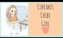 The Food Chibi Series - Cupcakes Girl (Speed Drawing)