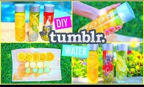 DIY Tumblr Fruit Infused Water