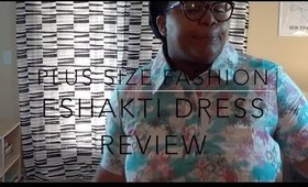 Plus Size Fashion: eShakti.com Printed Shirtdress