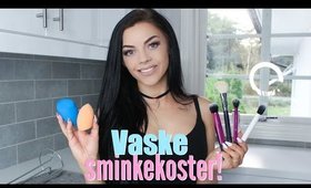 Slik vasker jeg beauty blendere + sminkekoster