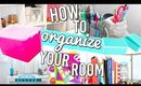 How To Organize Your Room! New Year 2016 Hacks, DIY and more!