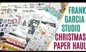 Frank Garcia Studio Haul including Snow and Cocoa Collection & Mintay Sweetest Christmas Collection