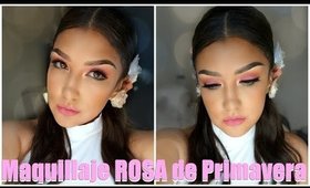 Maquillaje ROSA de Primavera / Pink Spring Makeup Tutorial | auroramakeup