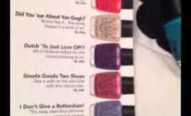 OPI Holland collection 2012