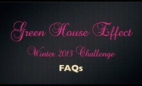 Challenge FAQs: Green House Effect Winter 2013