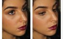 Get Ready With Me | Warm Eyes & Wine Lips - Fall Makeup ♥