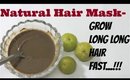 Homemade Natural Amla Hair pack for hair loss & regrowth of hair.