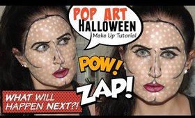 Pop Art Halloween Makeup Tutorial