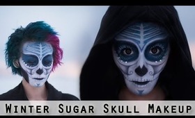 Winterized Sugar Skull Makeup Tutorial | Courtney Little