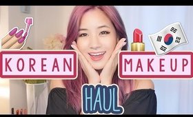 HUGE KOREAN Makeup Haul |  Interesting Asian Makeup