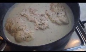 Chicken in Tarragon Cream Sauce