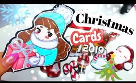 DIY CHRISTMAS CARDS // - #DEBBYMAS2019 DAY 1 🎄