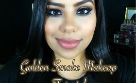 Golden Smoke Makeup Tutorial