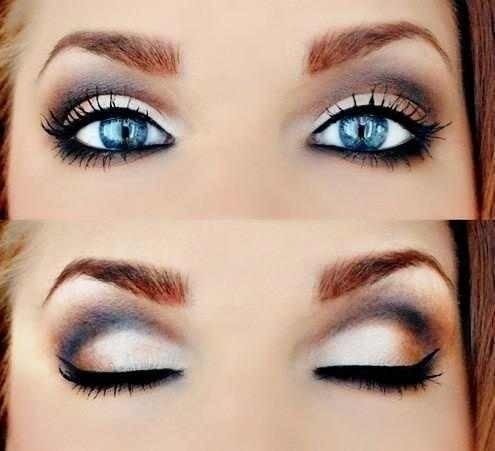 Make up ideas for blue eyes. | Beautylish