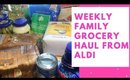 Family Weekly Grocery Haul| Aldi