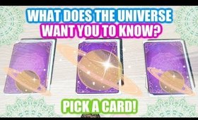 PICK A CARD & SEE WHAT THE UNIVERSE WANTS YOU TO KNOW! │