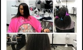 Part 2!!! Silk Press on 4B natural hair!!