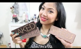 Naked 3 Palette Review & Comparison!