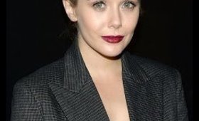 Get The Olsen Look: Elizabeth Olsen Sleek Red Look