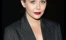 Get The Olsen Look: Elizabeth Olsen Sleek Red Look