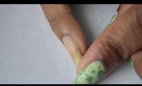 Patching a broken nail