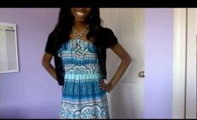 Tribal Maxi Dress Outfit of the Day & Announcement