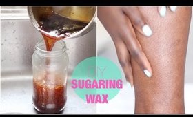 DIY PAIN-LESS HAIR WAX!!! HOW TO MAKE SUGARING WAX FOR HAIR REMOVAL