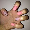 Gel romantic nails